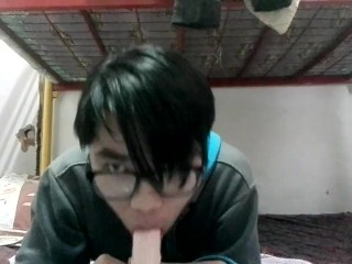 Petite Asian Twink Tries Blowjob Be Expeditious For Transmitted To 1st Time